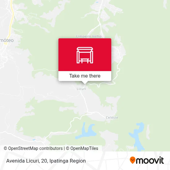 Avenida Licuri, 20 map