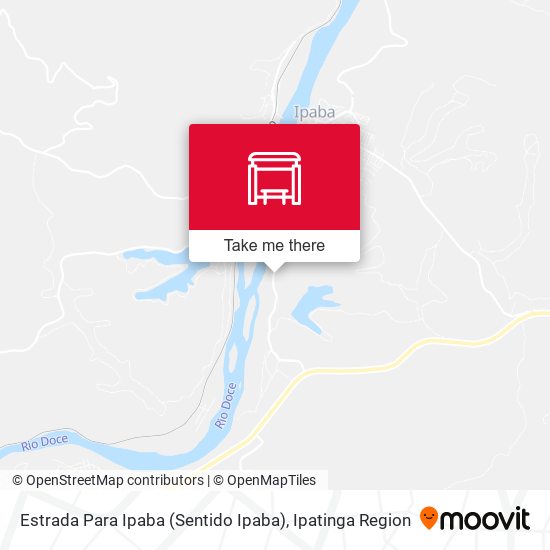 Mapa Estrada Para Ipaba (Sentido Ipaba)