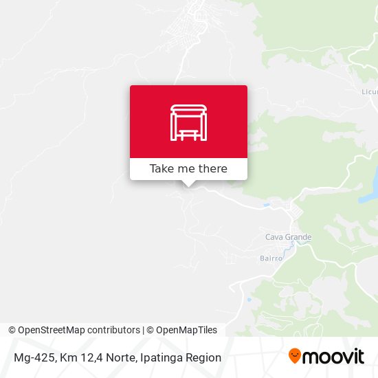 Mg-425, Km 12,4 Norte map