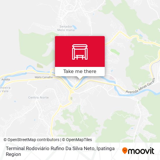 Mapa Terminal Rodoviário Rufino Da Silva Neto
