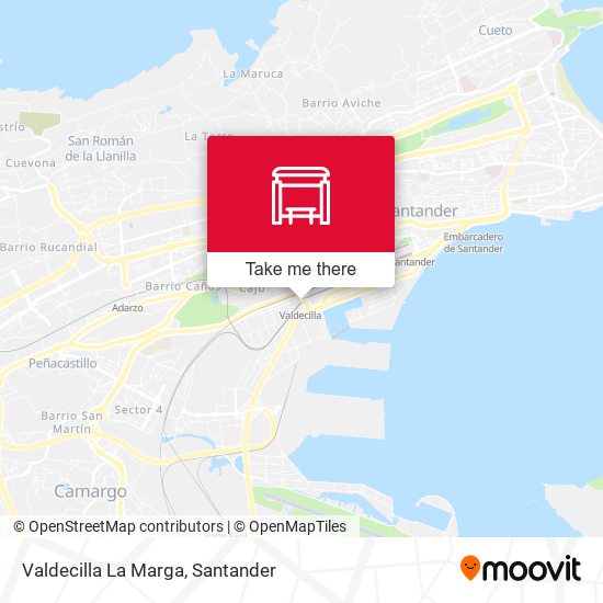 Valdecilla La Marga map