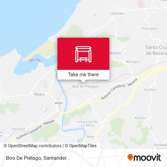 Boo De Piélago map