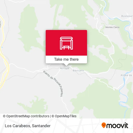 mapa Los Carabeos