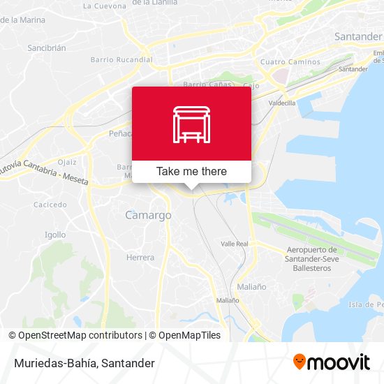 Muriedas-Bahía map