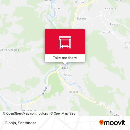 Gibaja map