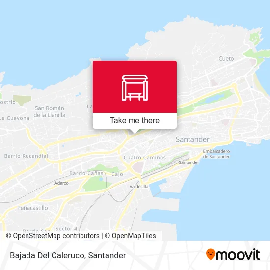 Bajada Del Caleruco map