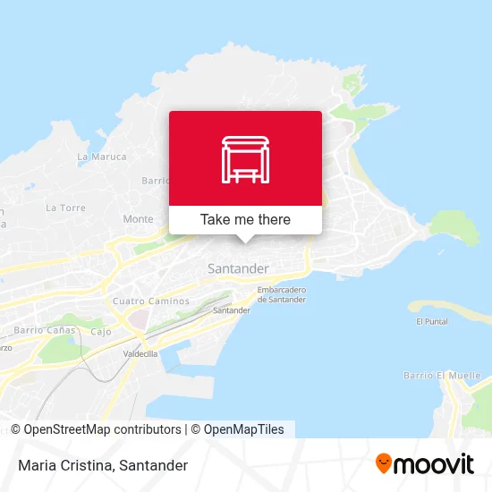 Maria Cristina map