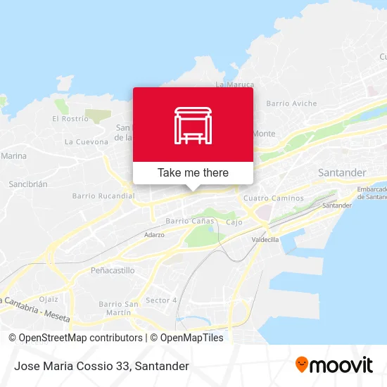 Jose Maria Cossio 33 map