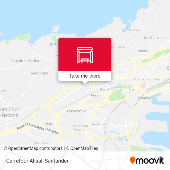 Carrefour Alisal map