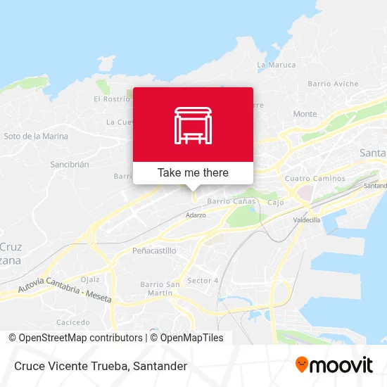 Cruce Vicente Trueba map