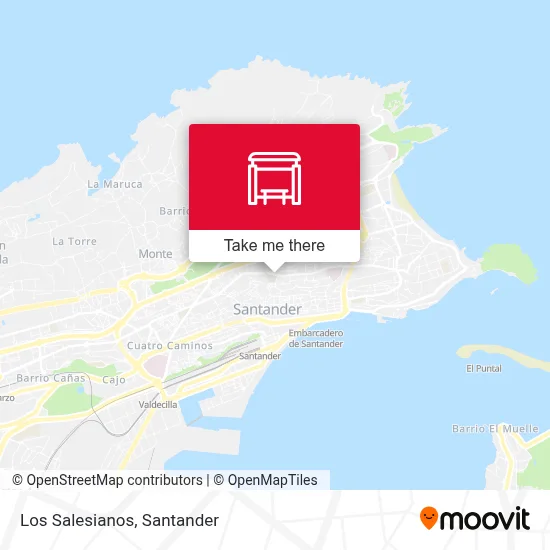 Los Salesianos map
