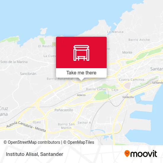 Instituto Alisal map