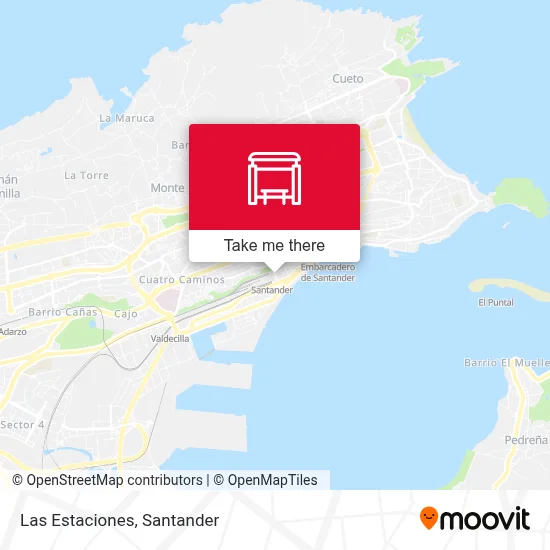 Las Estaciones map