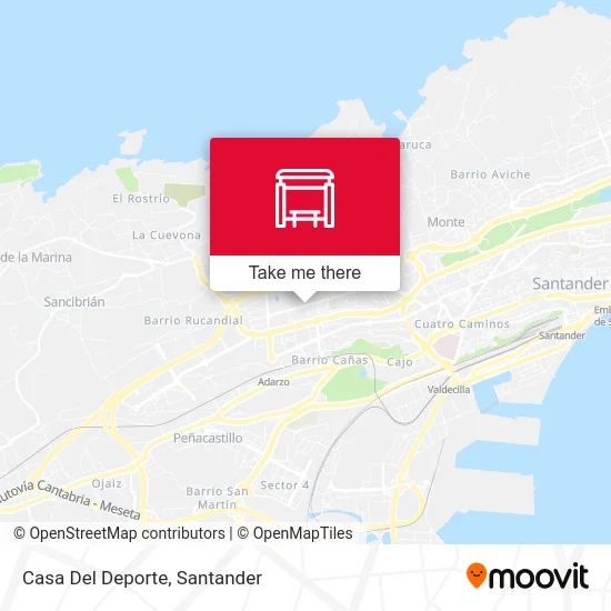 Casa Del Deporte map