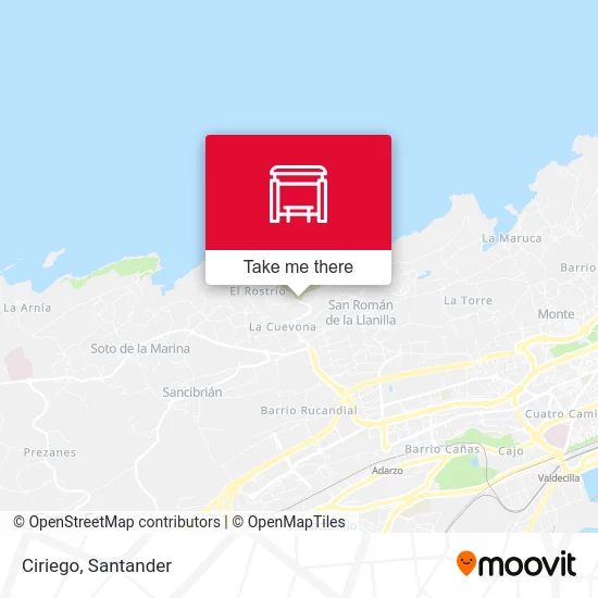 Ciriego map