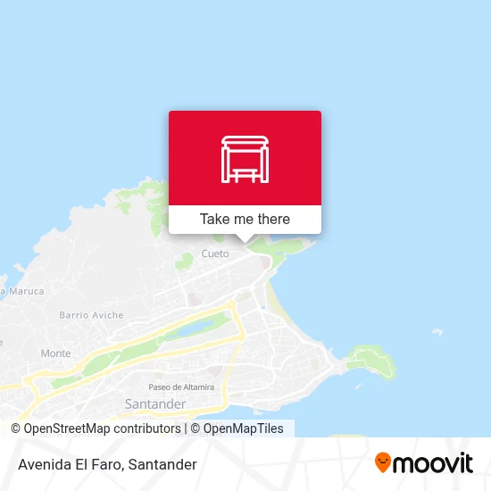 Avenida El Faro map