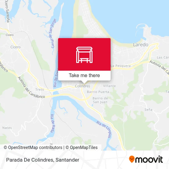 Parada De Colindres map