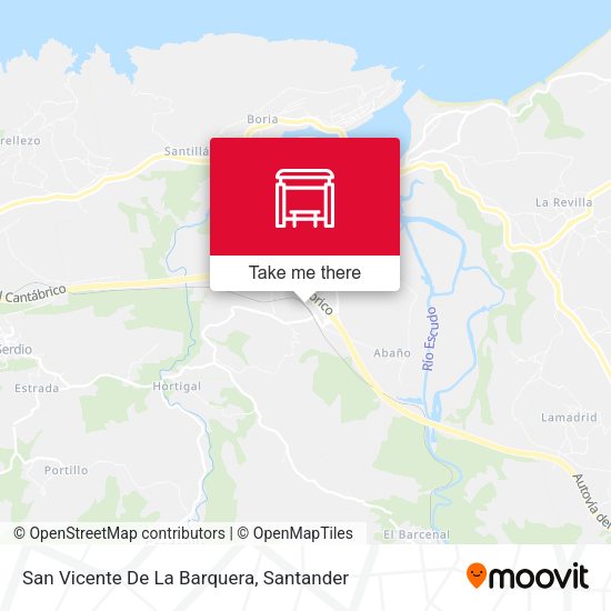 San Vicente De La Barquera map