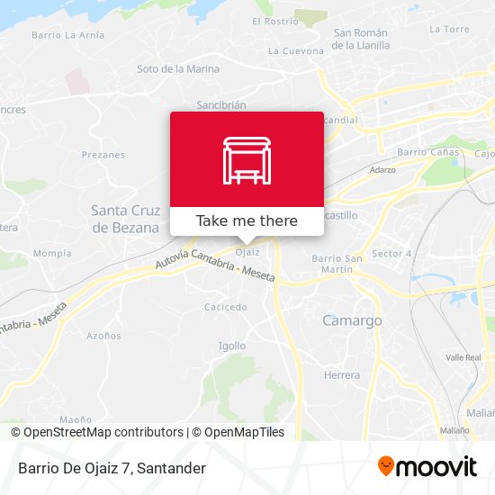 Barrio De Ojaiz 7 map