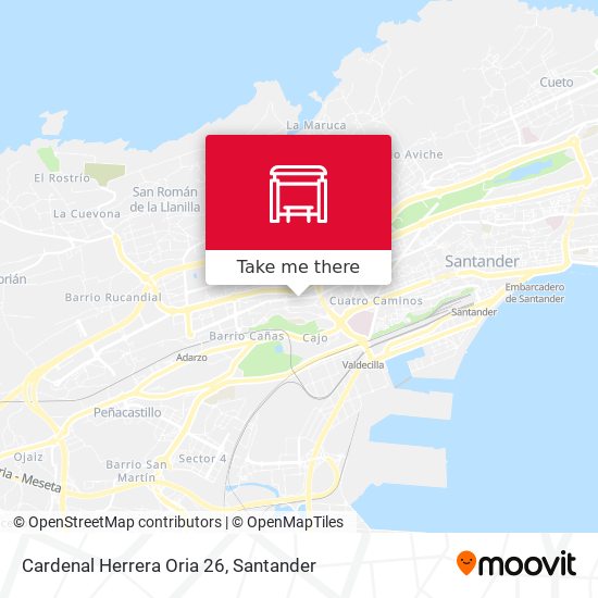 Cardenal Herrera Oria 26 map