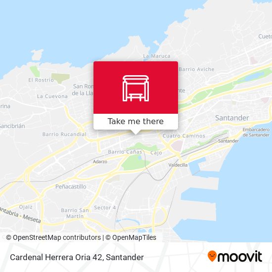 Cardenal Herrera Oria 42 map