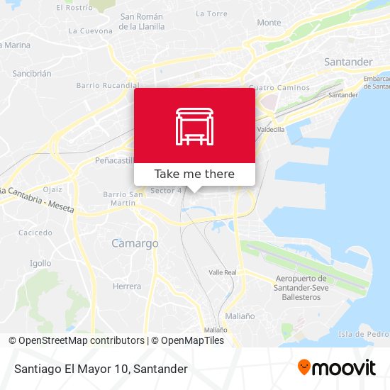 Santiago El Mayor 10 map