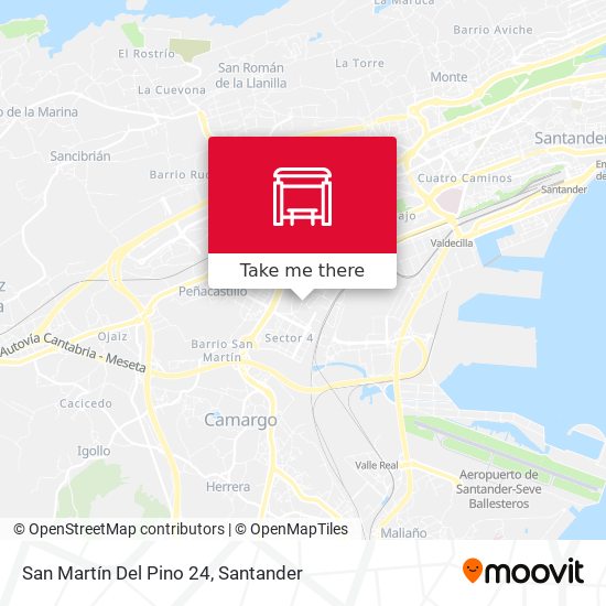San Martín Del Pino 24 map
