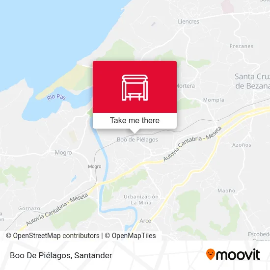 Boo De Piélagos map