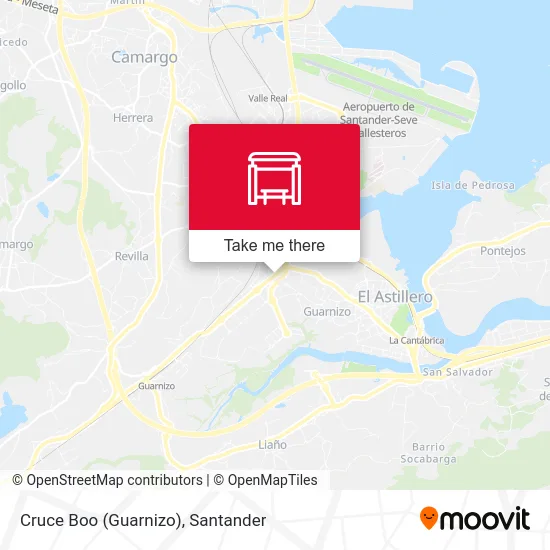 Cruce Boo (Guarnizo) map