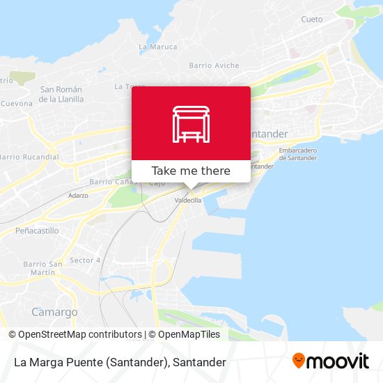 La Marga Puente (Santander) map