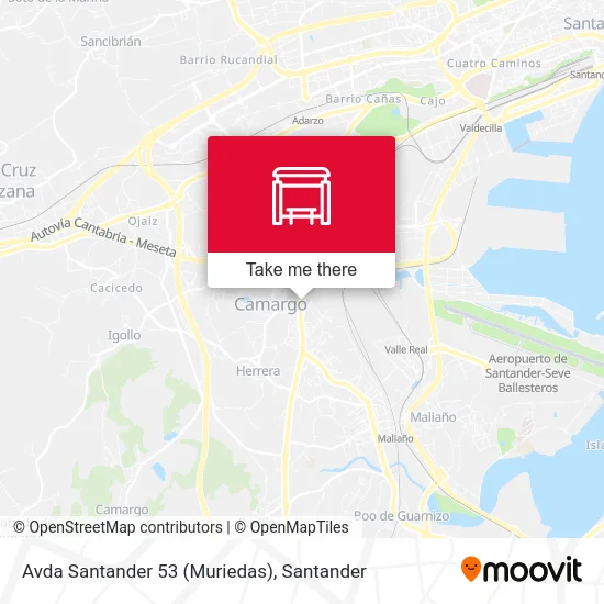 Avda Santander 53 (Muriedas) map