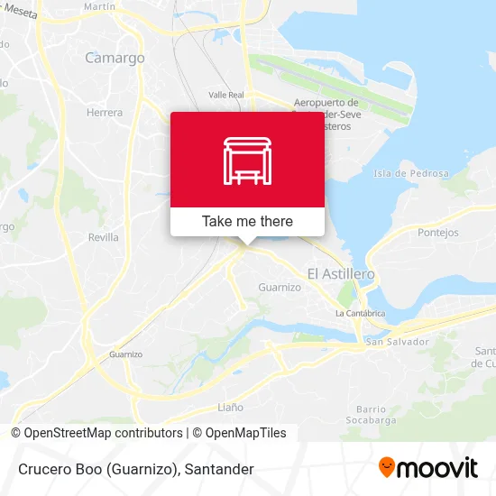 Crucero Boo (Guarnizo) map