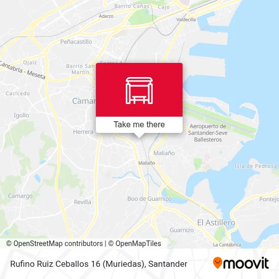 Rufino Ruiz Ceballos 16 (Muriedas) map
