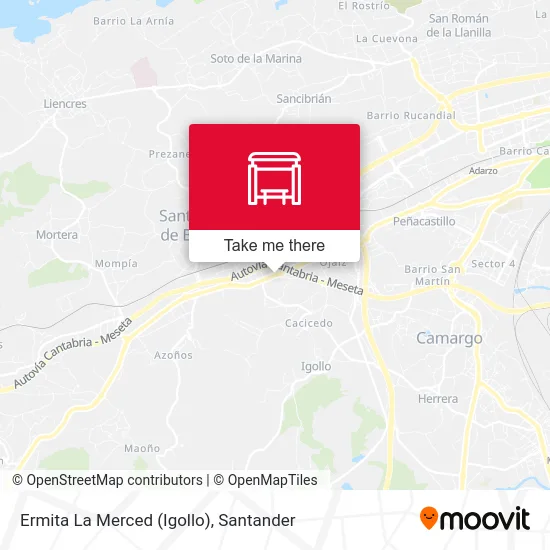 Ermita La Merced (Igollo) map