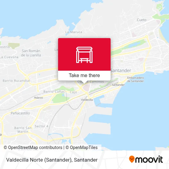 Valdecilla Norte (Santander) map