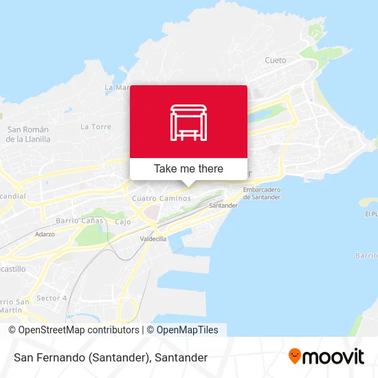 San Fernando (Santander) map