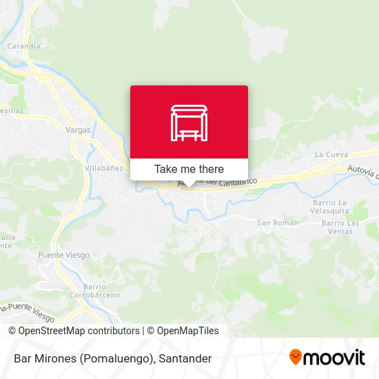 Bar Mirones (Pomaluengo) map