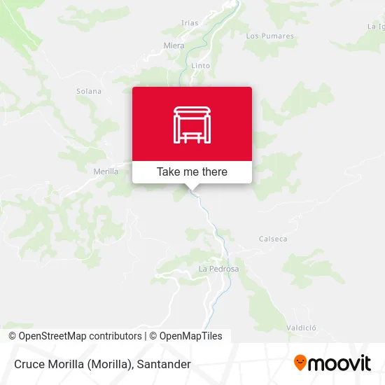 Cruce Morilla map