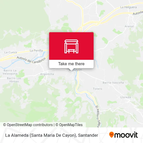 La Alameda (Santa Maria De Cayon) map