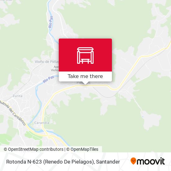 Rotonda N-623 (Renedo De Pielagos) map