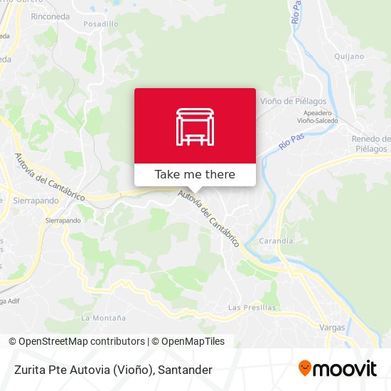 Zurita Pte Autovia (Vioño) map