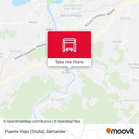 Puente Viejo (Oruña) map