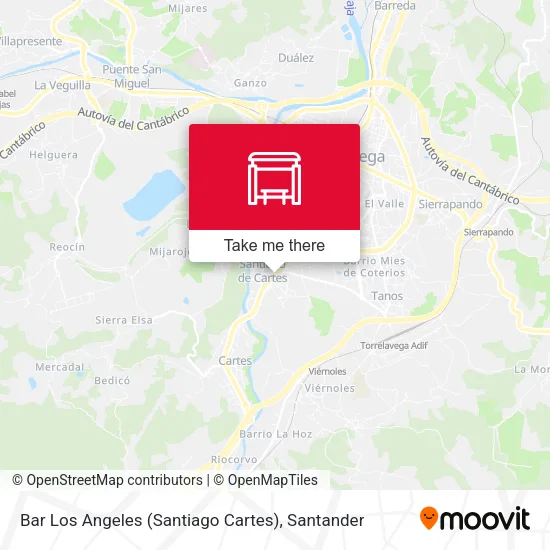 mapa Bar Los Angeles (Santiago Cartes)
