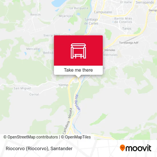 mapa Riocorvo