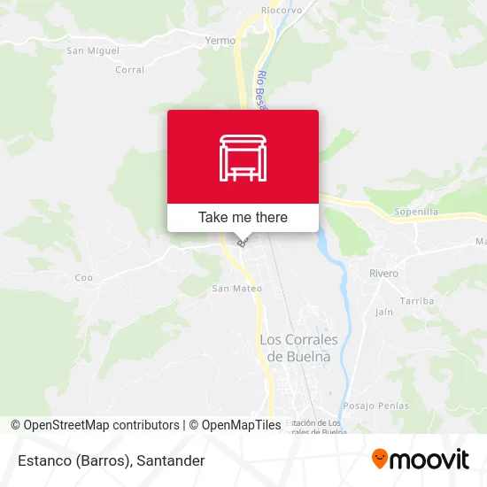 Estanco (Barros) map