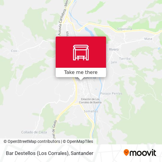 Bar Destellos (Los Corrales) map