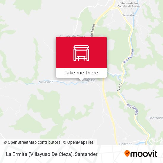 La Ermita (Villayuso De Cieza) map