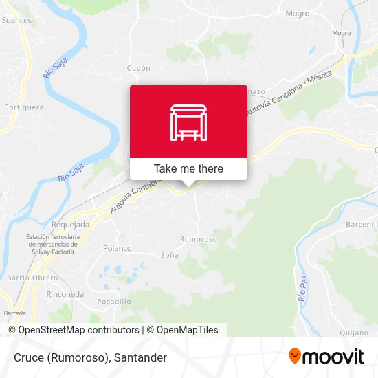 Cruce (Rumoroso) map