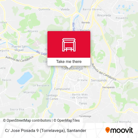 C/ Jose Posada 9 (Torrelavega) map
