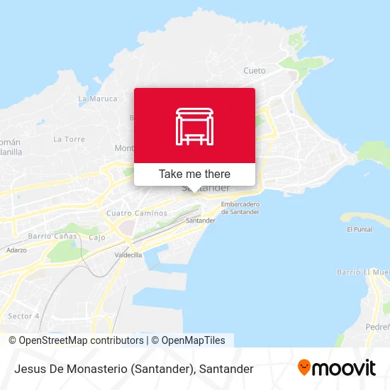 Jesus De Monasterio  (Santander) map